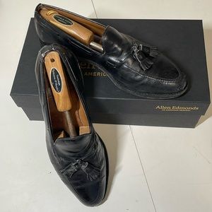 Allen Edmonds Tassel Loafers Size 10.5 B Black
